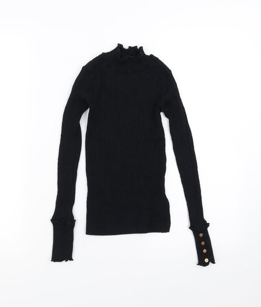 Topshop Womens Black   Pullover Jumper Size 8