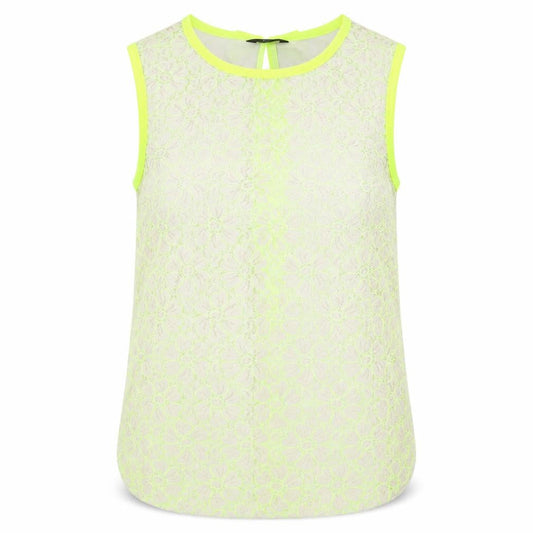 F&F Womens Green Floral  Basic Blouse Size 10