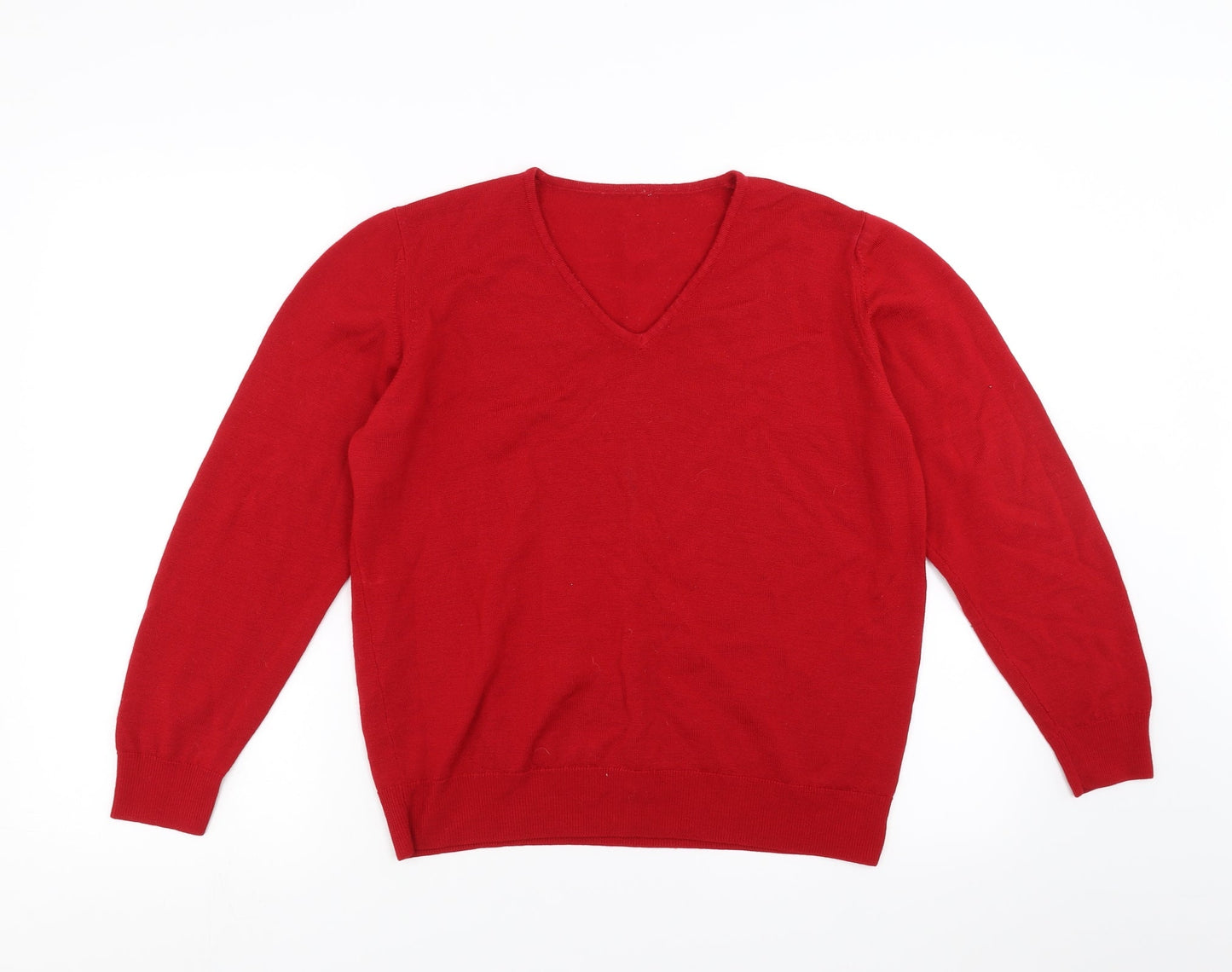 Preworn Womens Red   Pullover Jumper Size 12
