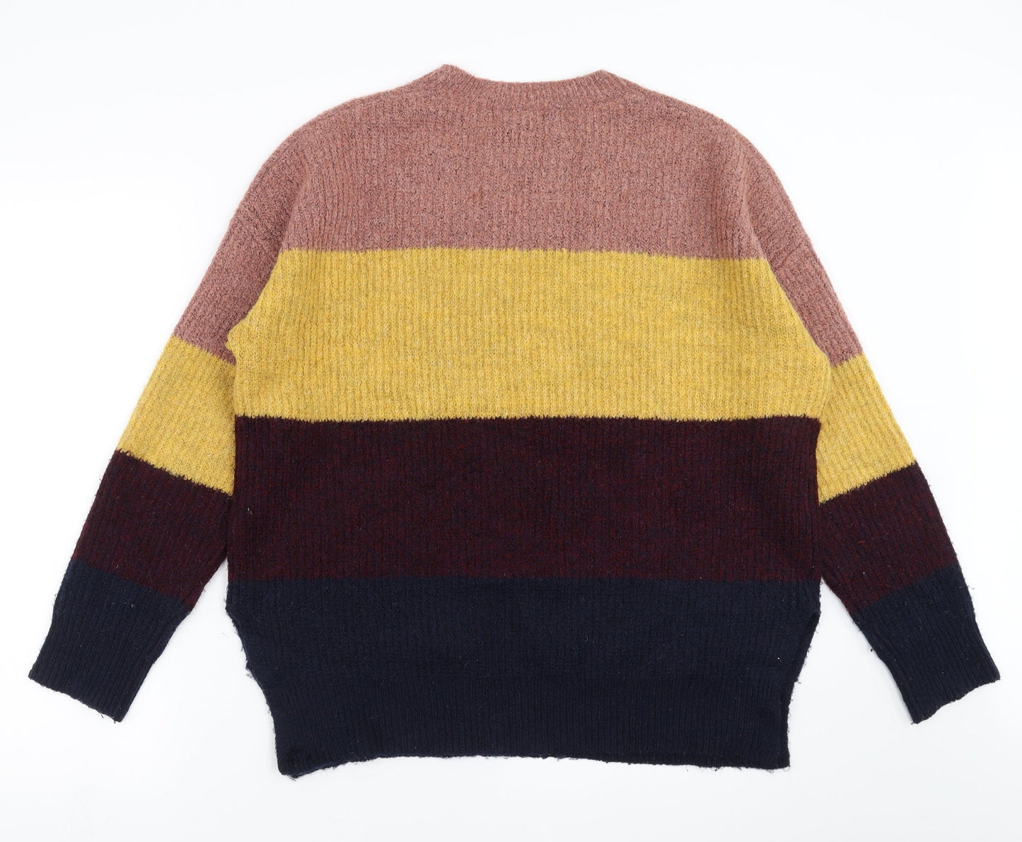 New Look Womens Multicoloured Striped  Pullover Jumper Size S