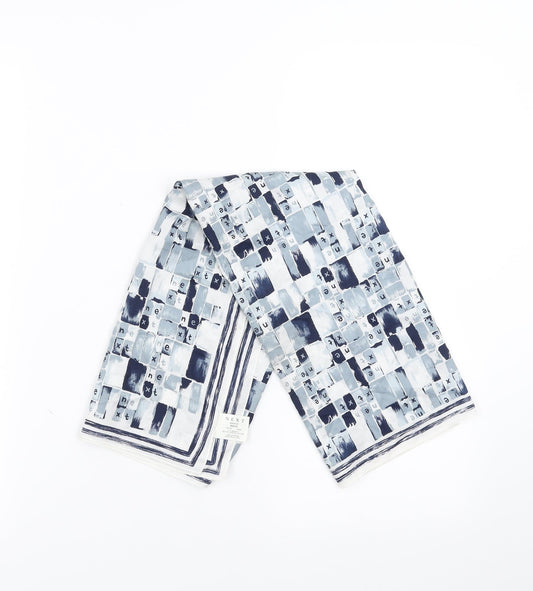 NEXT Womens Blue Geometric   Scarf