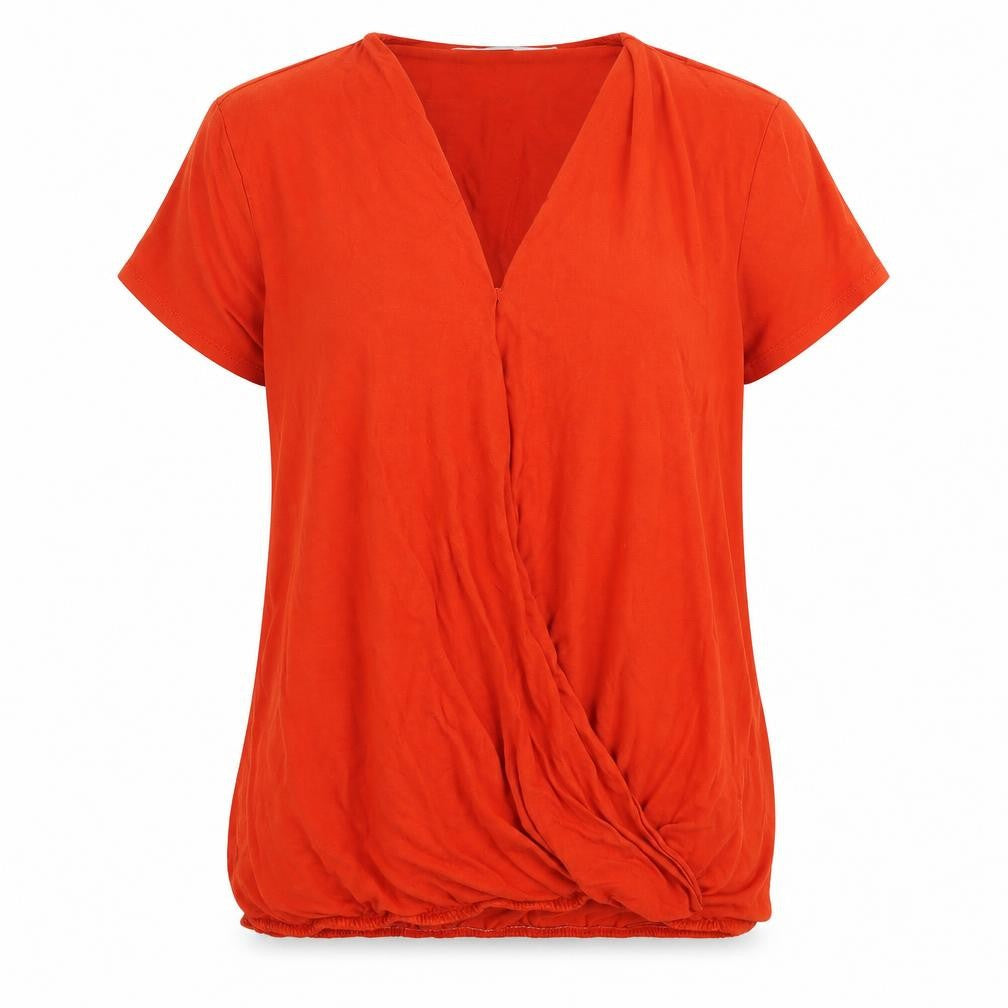 Asda George Womens Orange   Basic T-Shirt Size 12