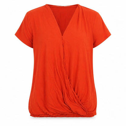 Asda George Womens Orange   Basic T-Shirt Size 12