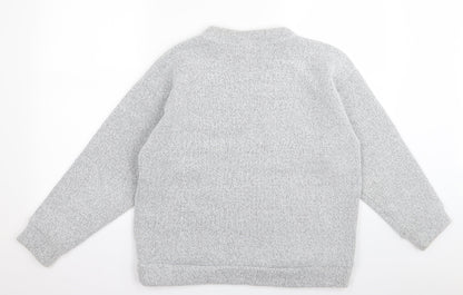Preloved ESY sportswear Womens Grey   Pullover Jumper Size S - Back