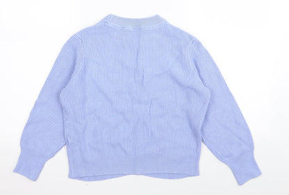Marks & Spencer Womens Blue   Pullover Jumper Size S