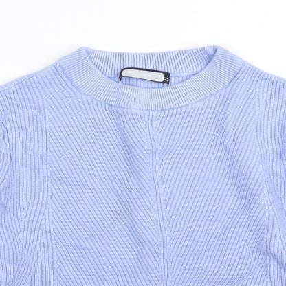 Marks & Spencer Womens Blue   Pullover Jumper Size S