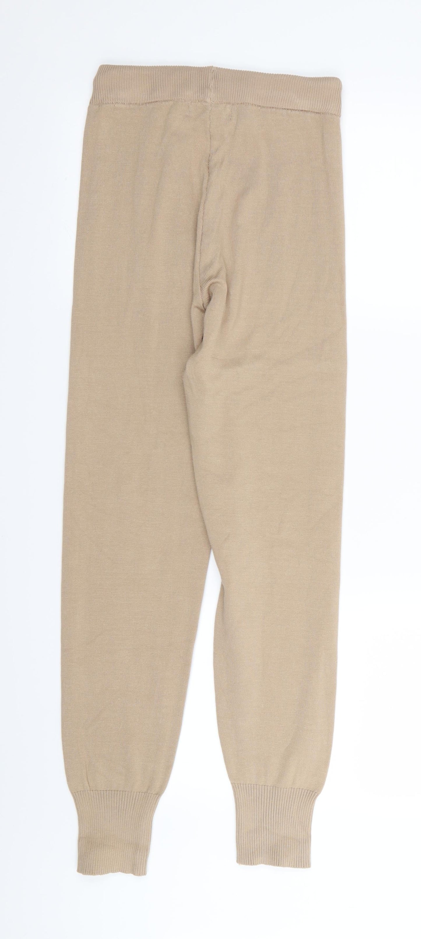 Yu & Me Womens Beige   Jogger Trousers Size S L30 in - Stretch waistband