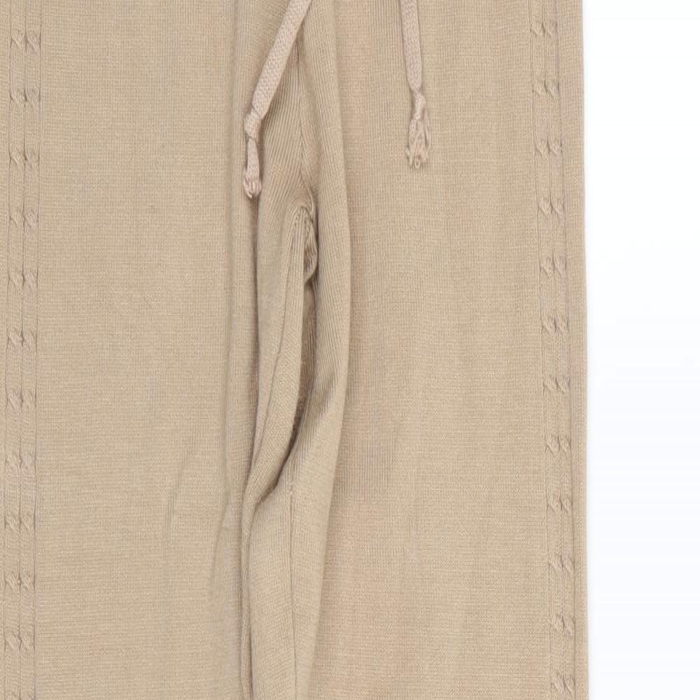 Yu & Me Womens Beige   Jogger Trousers Size S L30 in - Stretch waistband