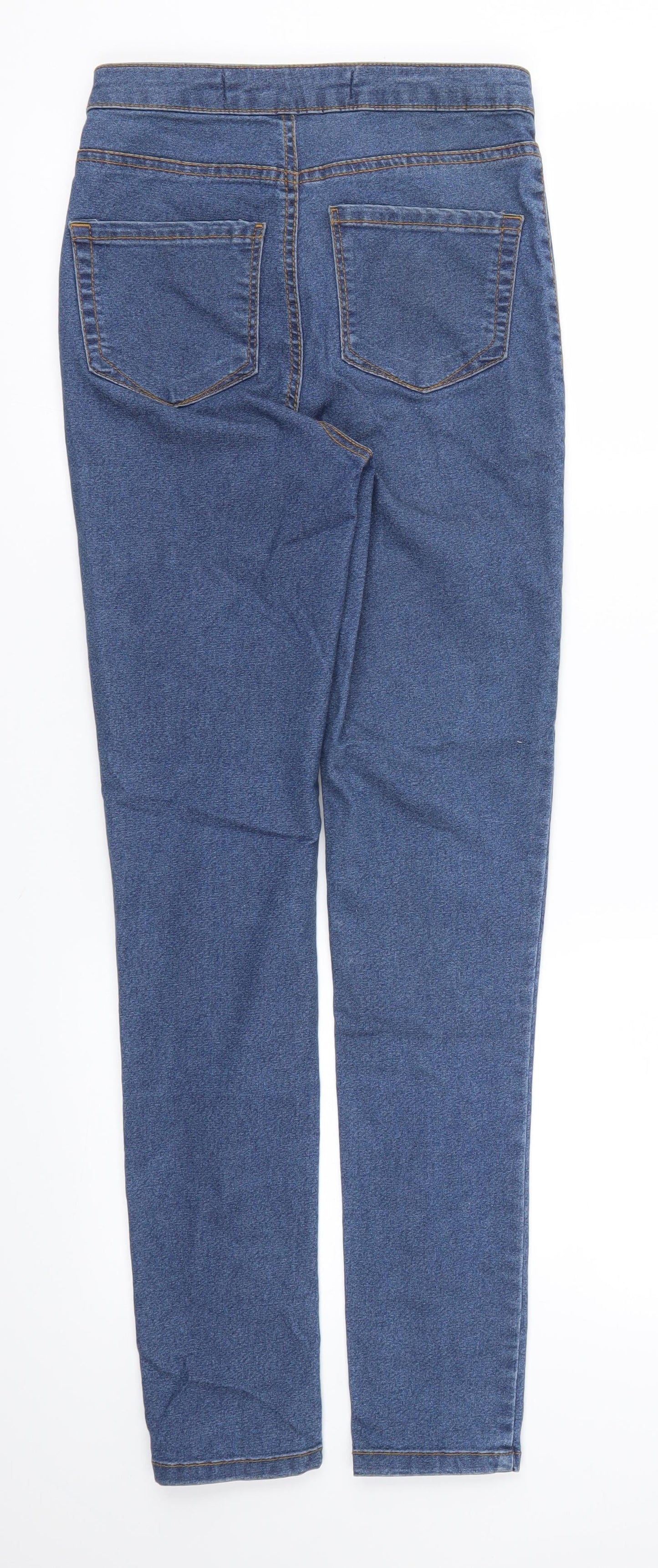 Denim & Co. Womens Blue   Skinny Jeans Size 8 L27 in