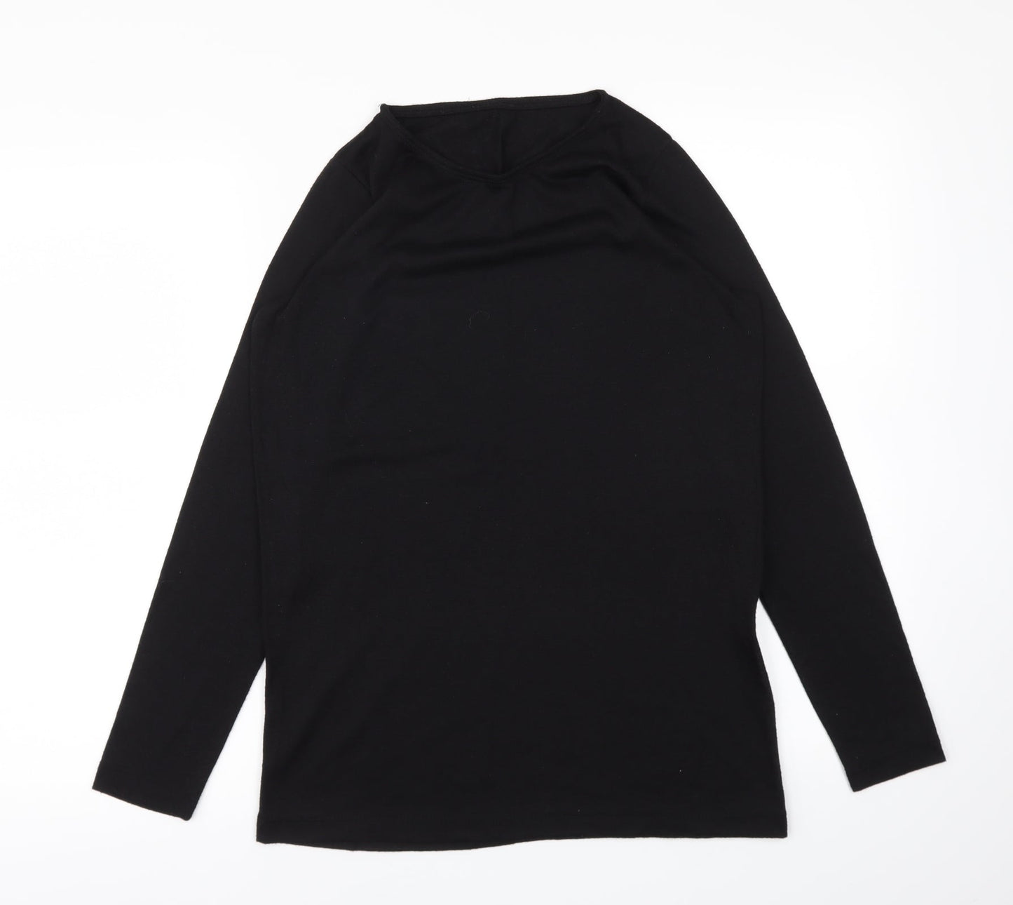 Preworn Womens Black   Basic T-Shirt Size L