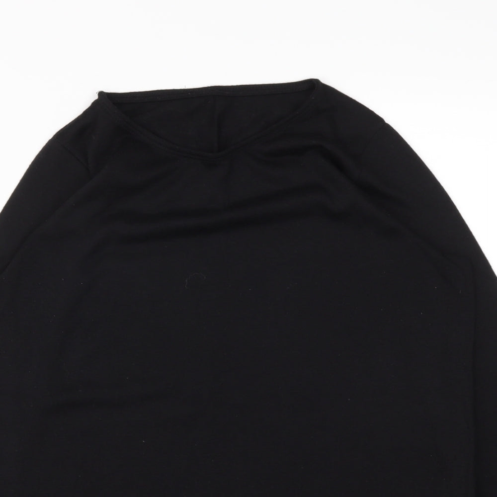 Preworn Womens Black   Basic T-Shirt Size L