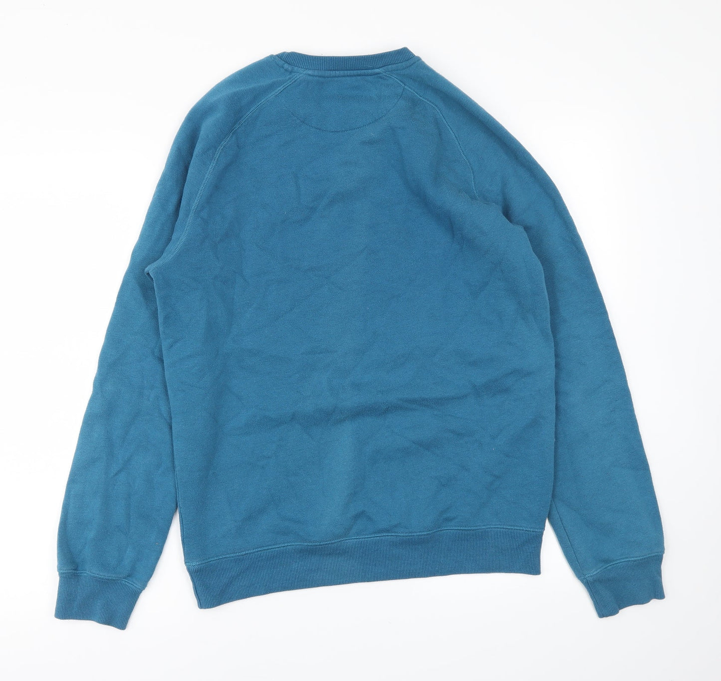 Easy Mens Blue   Pullover Sweatshirt Size S