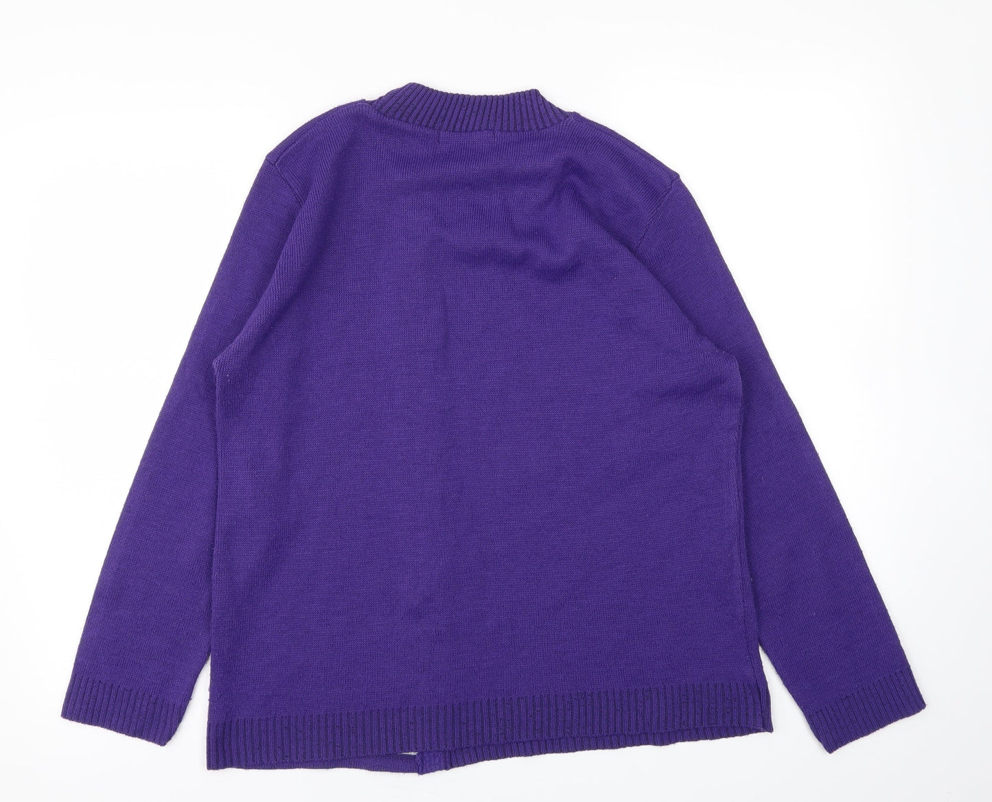 Autonomy Womens Purple   Cardigan Jumper Size M