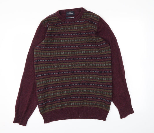 M&S Mens Red   Pullover Sweatshirt Size S