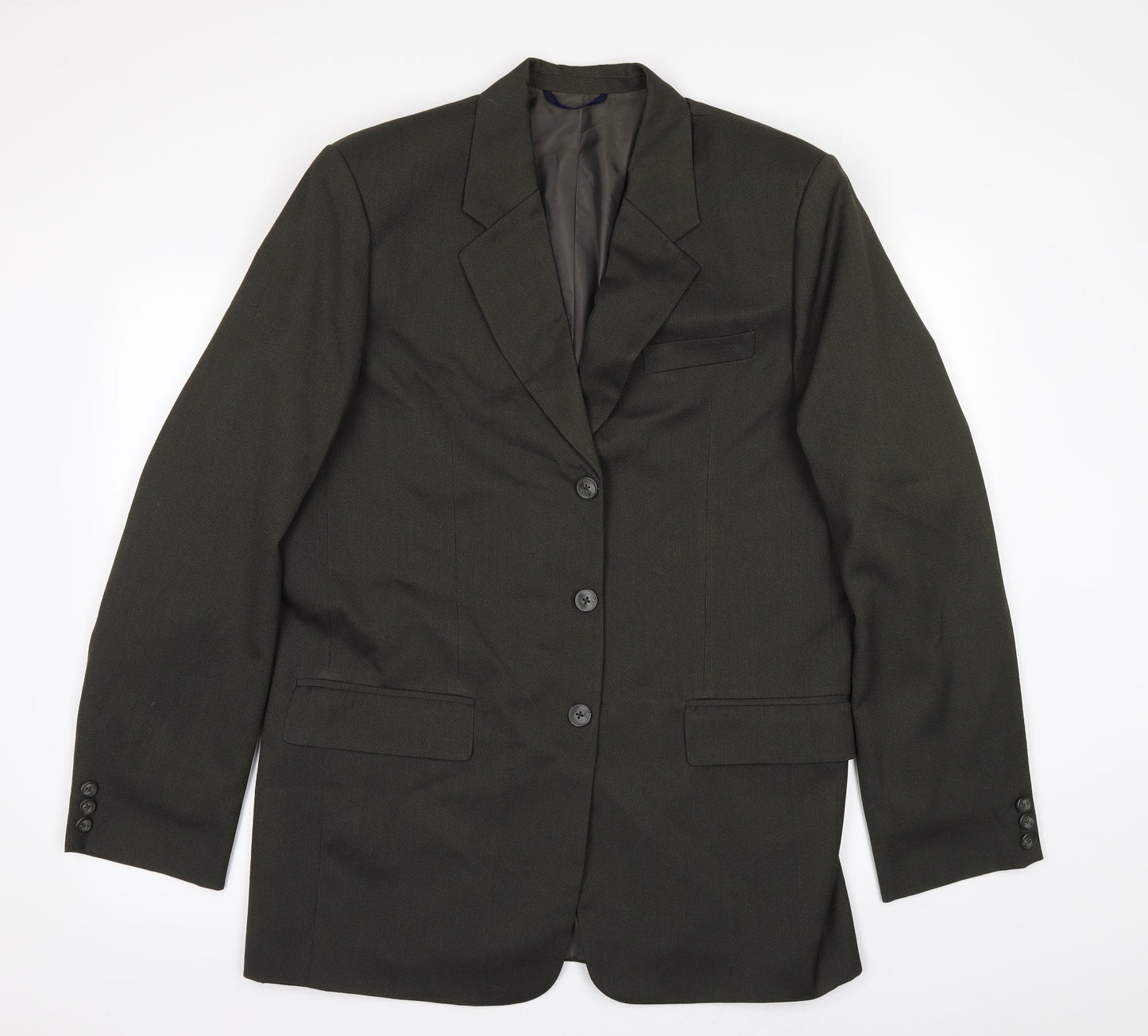 Preworn Mens Green   Jacket Suit Jacket Size 42
