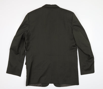 Preworn Mens Green   Jacket Suit Jacket Size 42