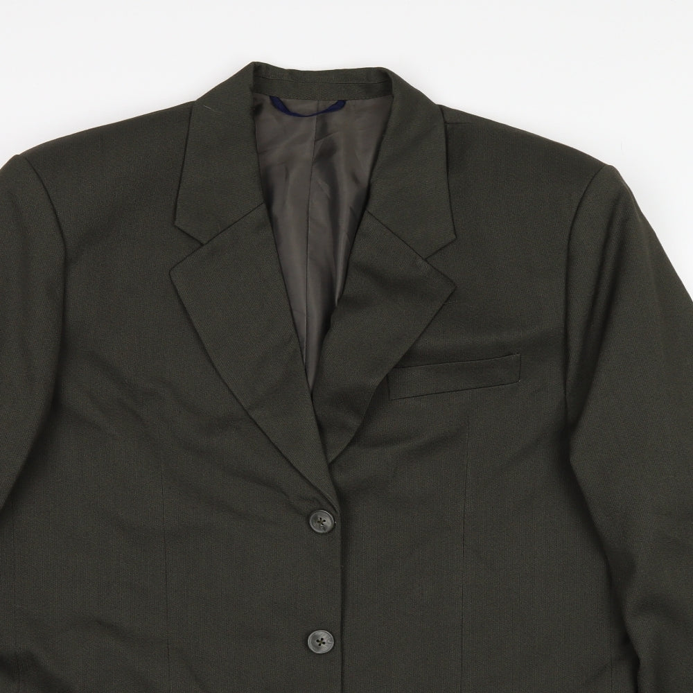 Preworn Mens Green   Jacket Suit Jacket Size 42