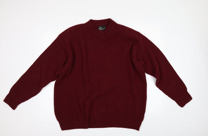 Preloved MASSOTI Mens Red   Pullover Jumper - Front