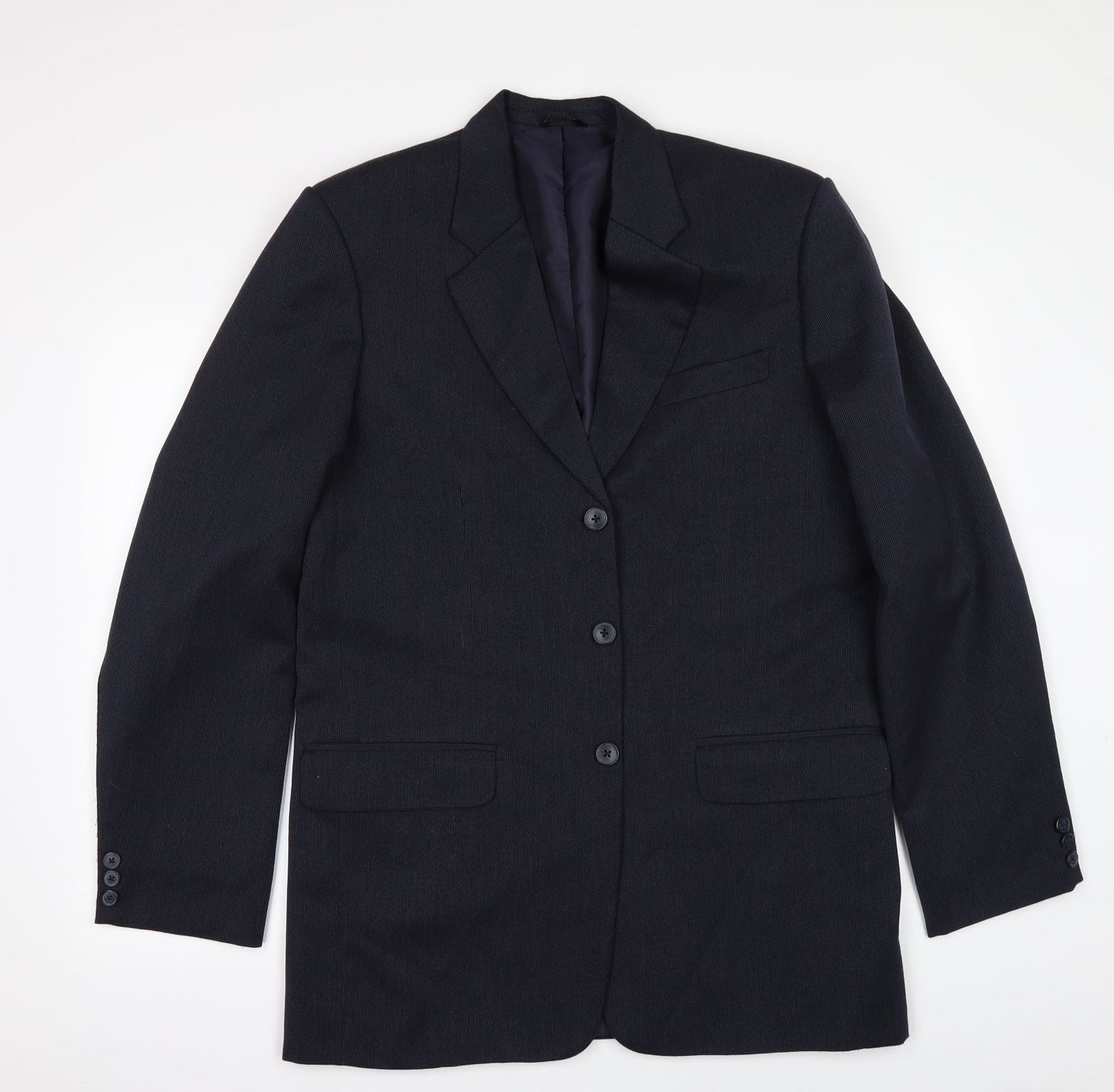 Preworn Mens Blue   Jacket Suit Jacket Size 42
