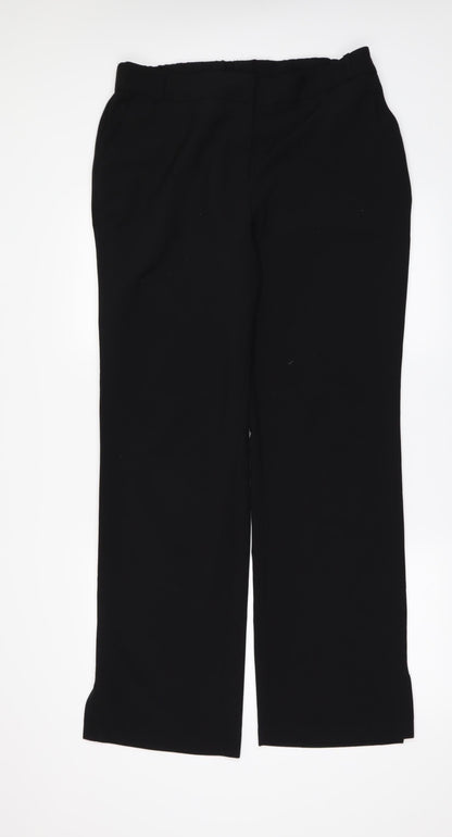 Capsule Womens Black Trousers Size 16 L32 in