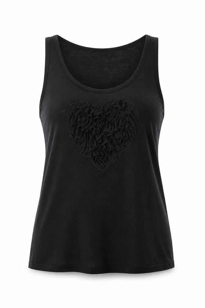 Topshop Womens Black   Basic Tank Size 10