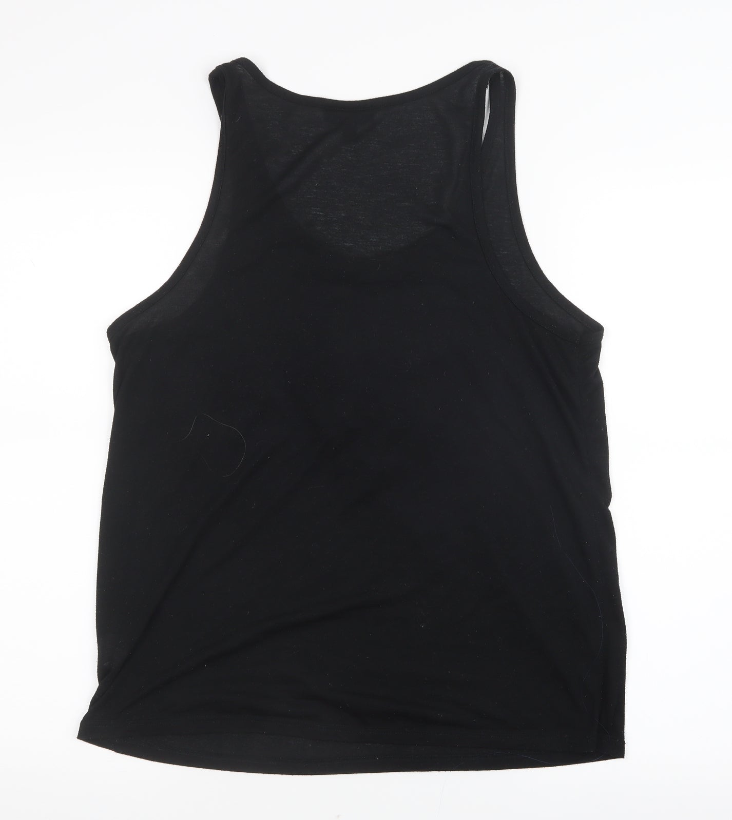 Topshop Womens Black   Basic Tank Size 10