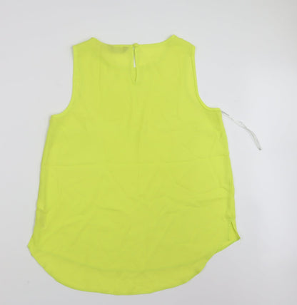 Preloved Dorothy Perkins Womens Yellow   Basic Tank Size 14 - Back