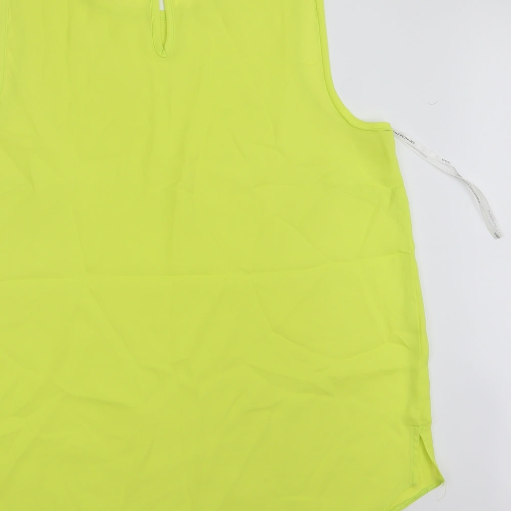 Dorothy Perkins Womens Yellow   Basic Tank Size 14
