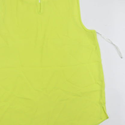 Preloved Dorothy Perkins Womens Yellow   Basic Tank Size 14 - Label