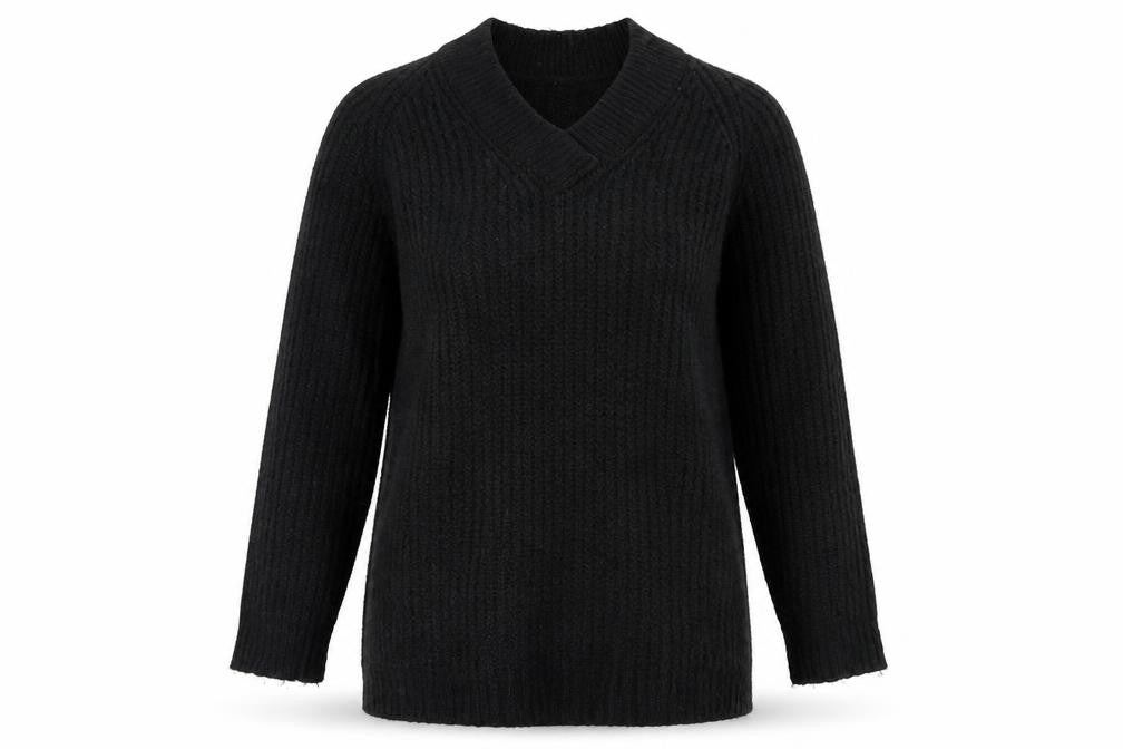 Primark Womens Black  Knit Pullover Jumper Size 10