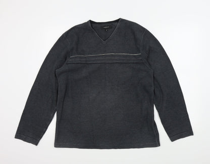 Preloved NEXT Mens Grey   Pullover Jumper Size M - Front