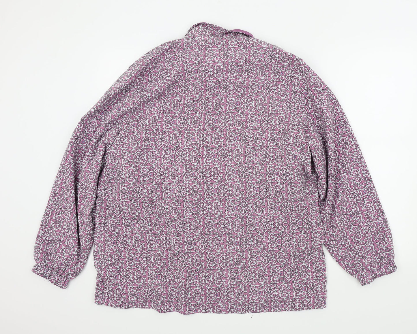 TUNG TAI Womens Purple Geometric  Jacket  Size 46