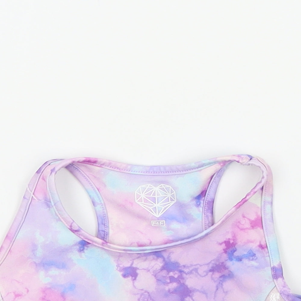 F&F Girls Multicoloured   Basic T-Shirt Size 5 Years