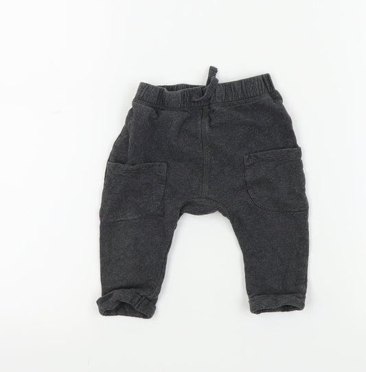 NEXT Baby Black   Track Pants Leggings Size 6-9 Months