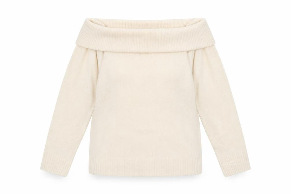 Studio Womens White  Knit Pullover Jumper Size 14