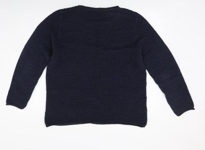 Preloved George Womens Blue   Tunic Jumper Size 16 - Back