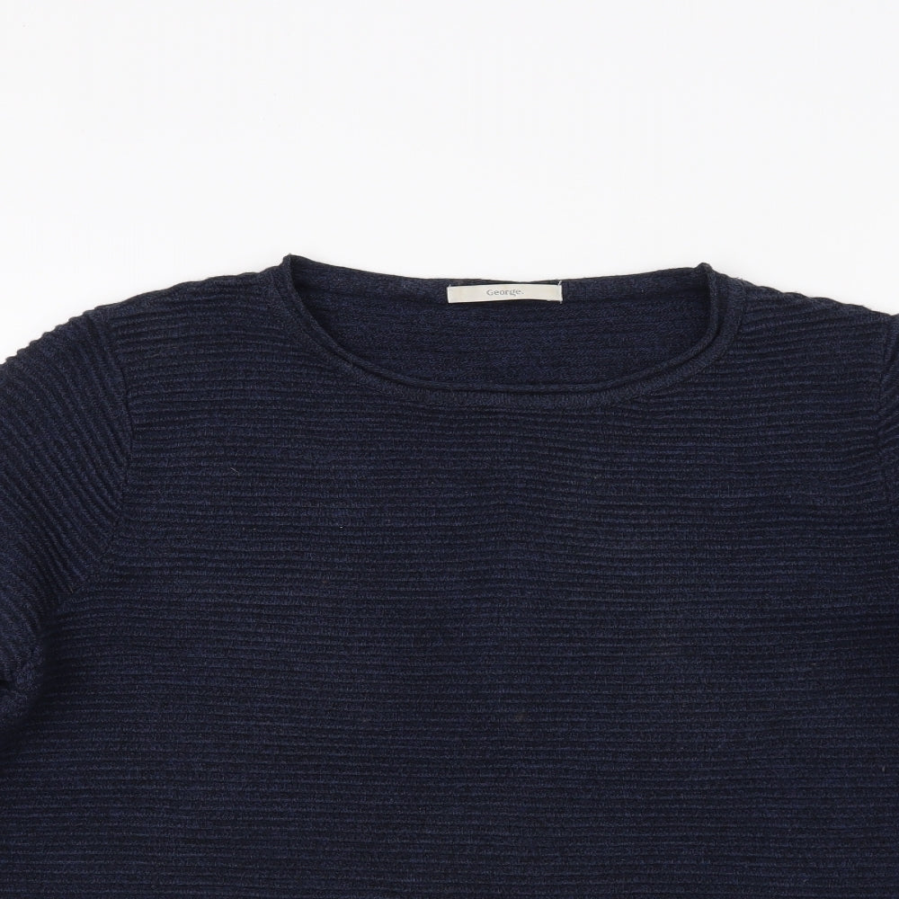 George Womens Blue   Tunic Jumper Size 16