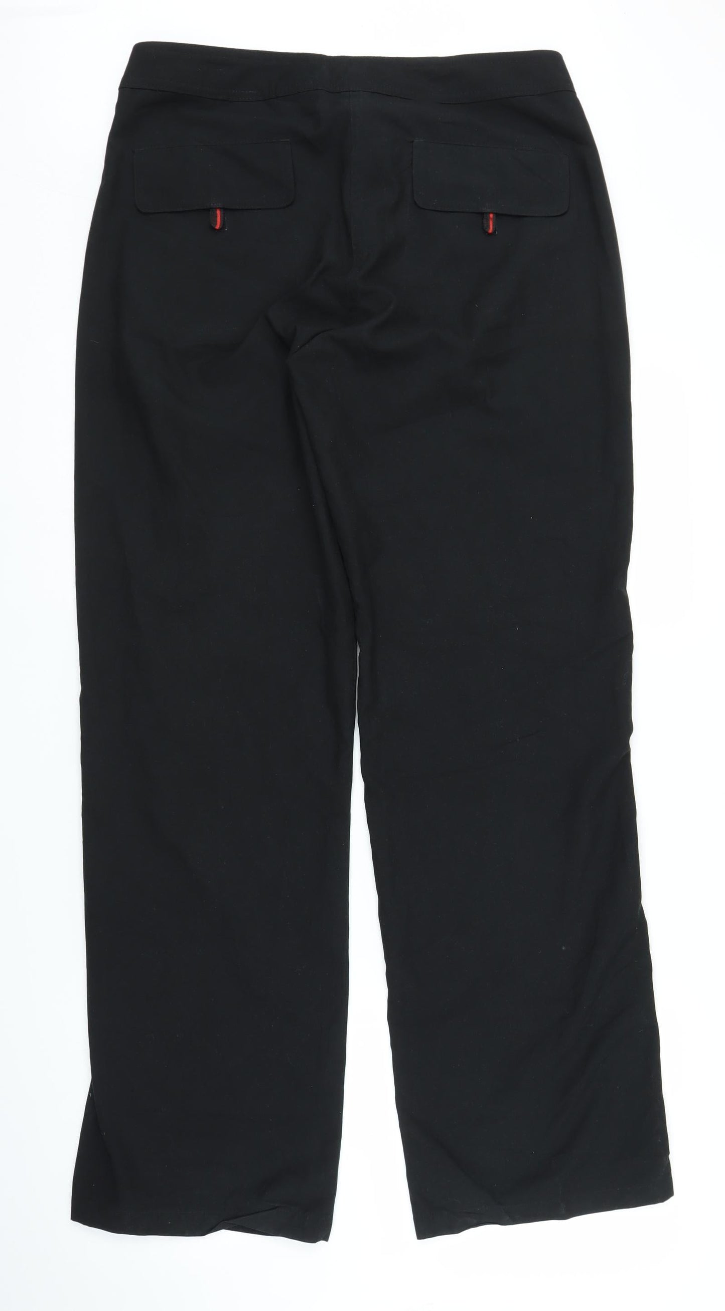 H&M Womens Black   Windbreaker Trousers Size 14 L31 in