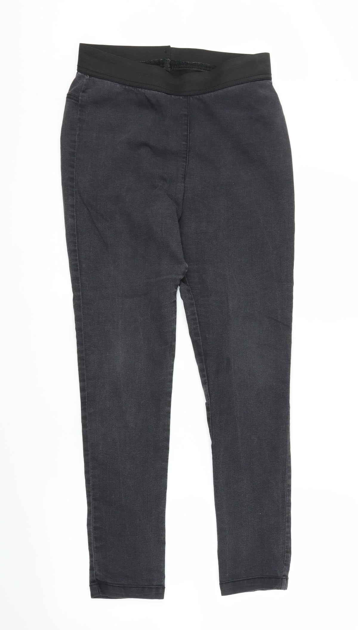 Preloved M&S Womens Black  Denim Skinny Jeans Size 10 L28 in - Front