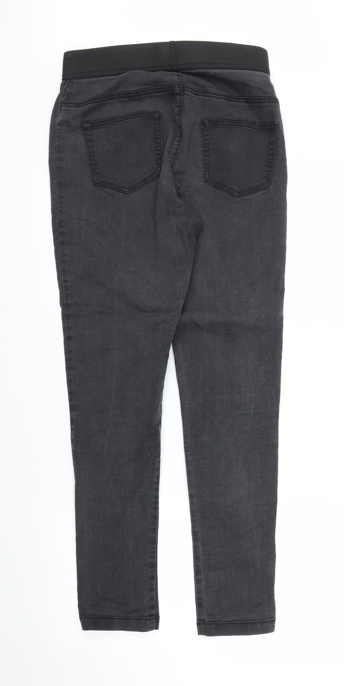 Preloved M&S Womens Black  Denim Skinny Jeans Size 10 L28 in - Back