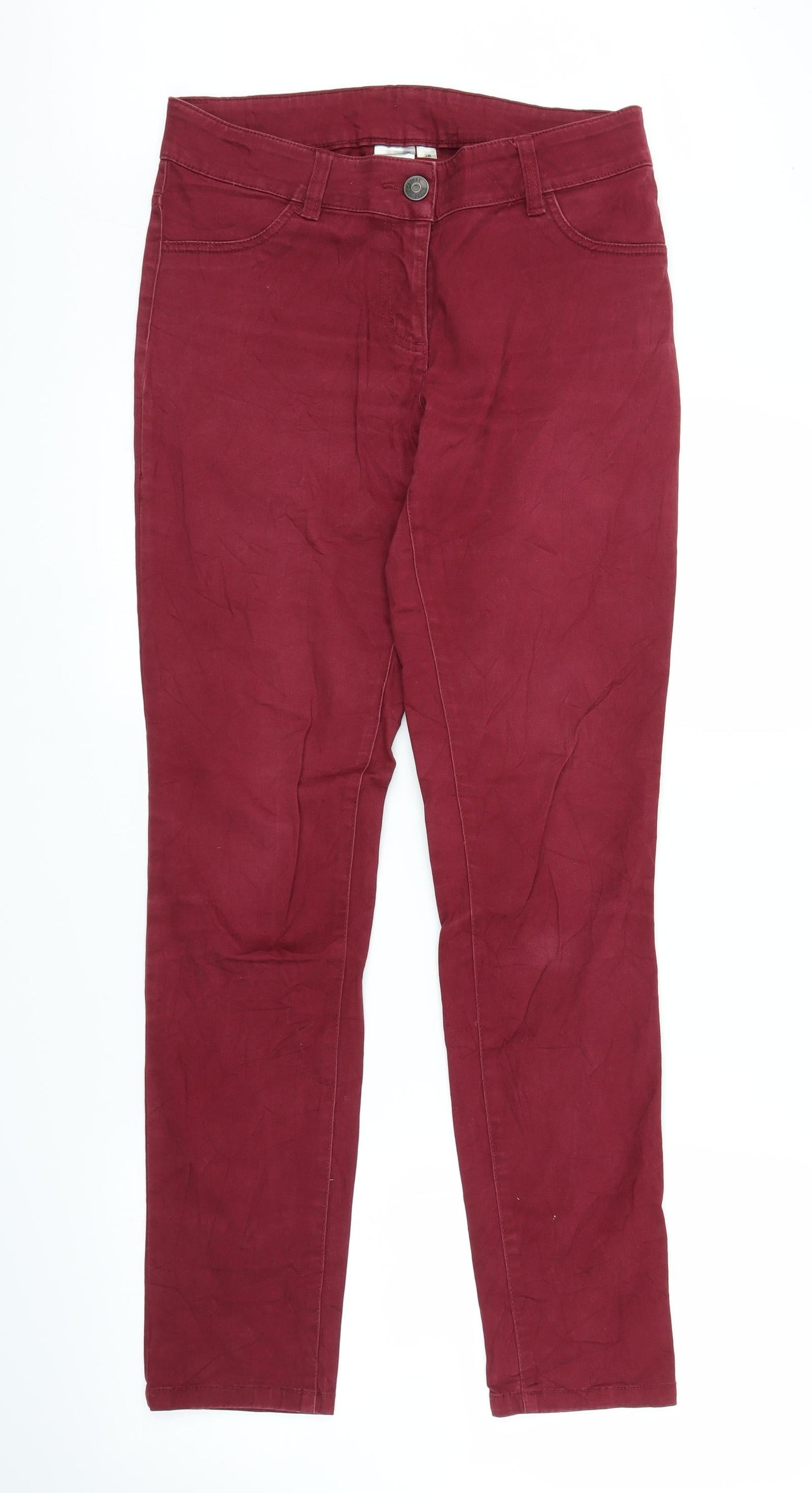 Blue Motion Womens Purple   Chino Trousers Size 10 L30 in