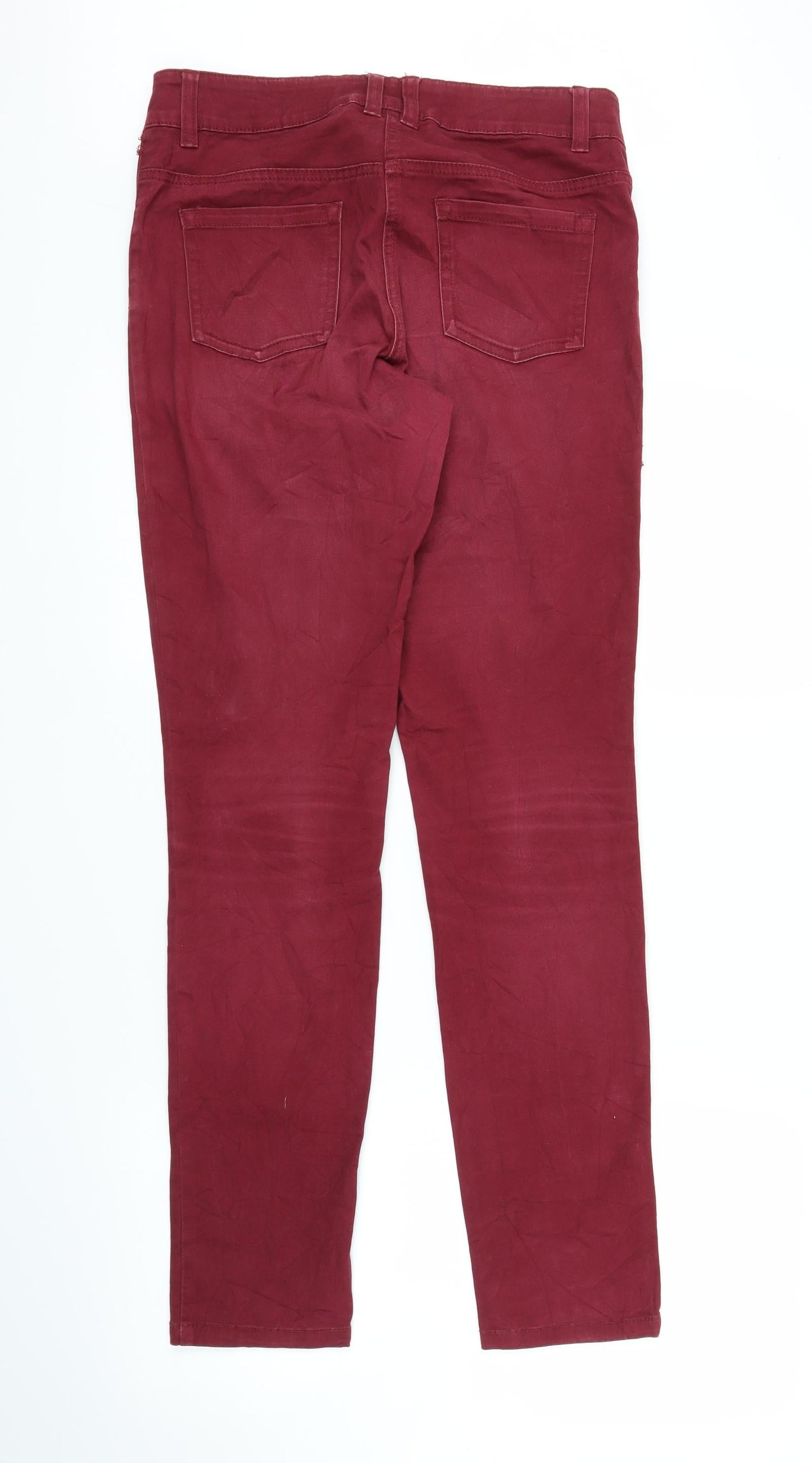 Blue Motion Womens Purple   Chino Trousers Size 10 L30 in