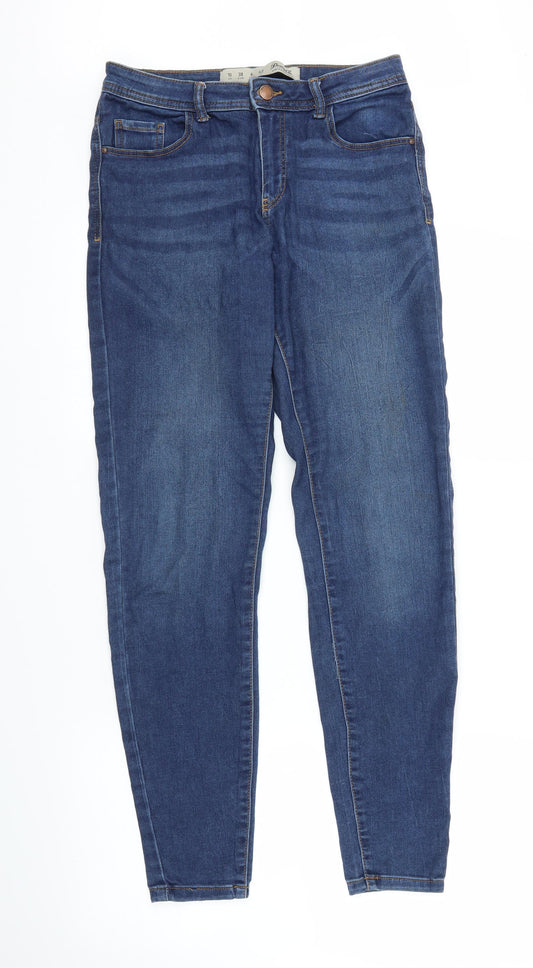 Primark Womens Blue  Denim Jegging Jeans Size 10 L26 in