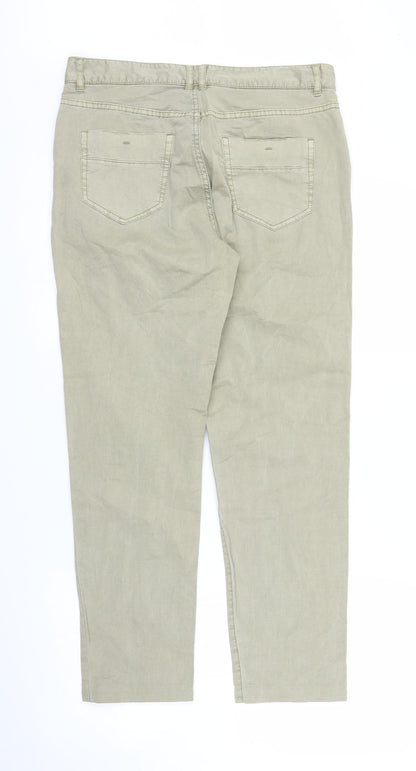 ESPRIT Womens Beige   Carpenter Trousers Size 10 L25 in
