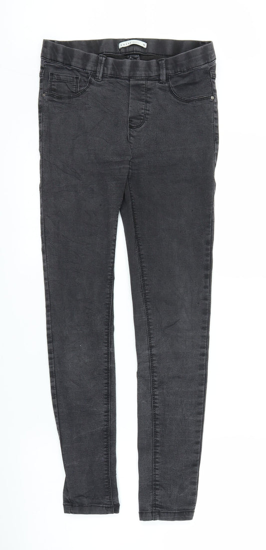 House Womens Black   Jegging Trousers Size 8 L26 in