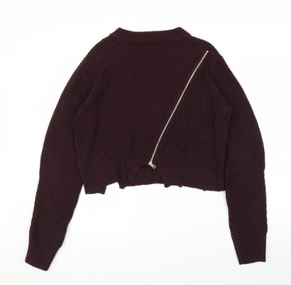 Topshop Womens Purple   Pullover Jumper Size 8