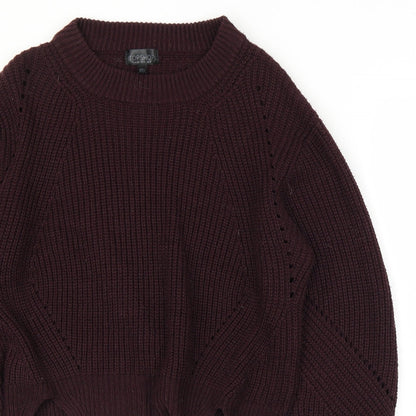 Topshop Womens Purple   Pullover Jumper Size 8