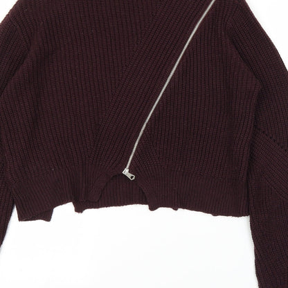Topshop Womens Purple   Pullover Jumper Size 8