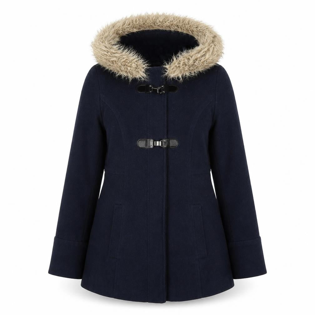 Primark Womens Blue   Overcoat Coat Size 8