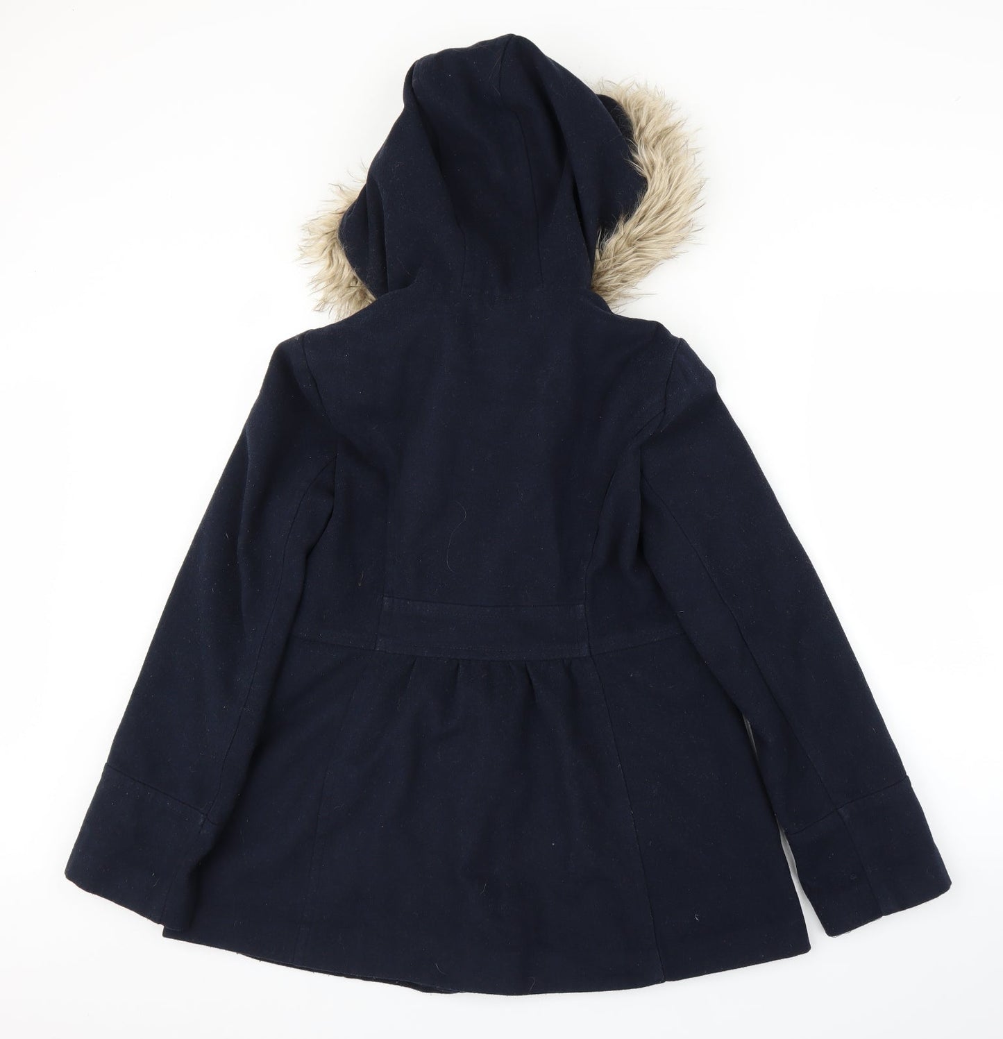 Primark Womens Blue   Overcoat Coat Size 8